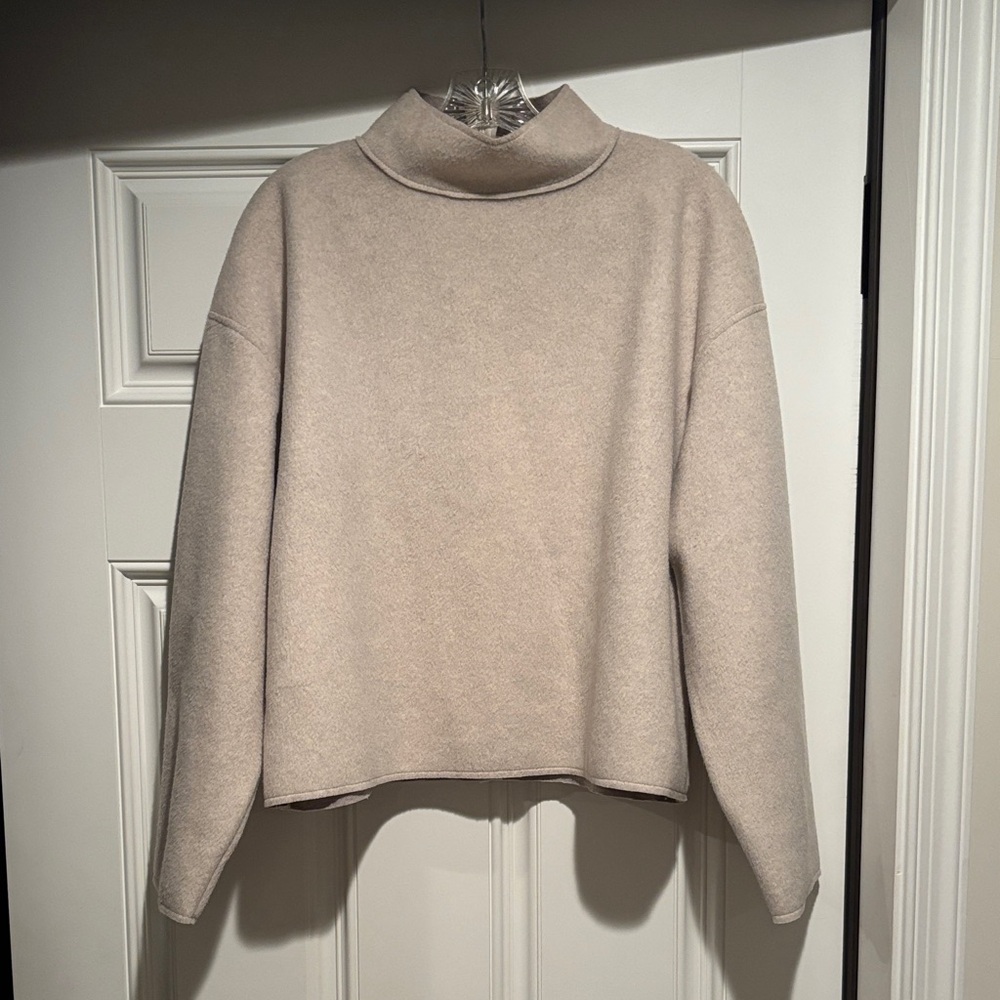 Elegant Cream Women's Sweater
